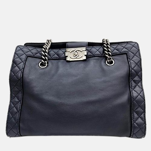 Leather Boy Chain Shoulder Bag - Chanel - Modalova