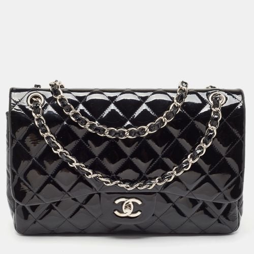 Quilted Patent Leather Jumbo Classic Double Flap Bag - Chanel - Modalova