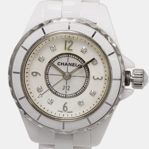 Ceramic Diamond J12 H2570 Automatic Women's Wristwatch 29 mm - Chanel - Modalova