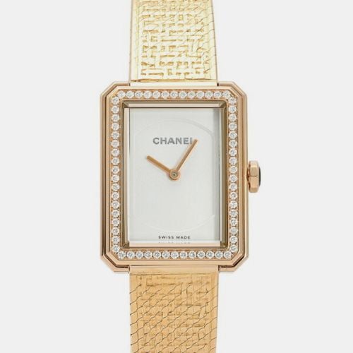 K Rose Gold Boy-Friend H4881 Quartz Women's Wristwatch 21.5 mm - Chanel - Modalova