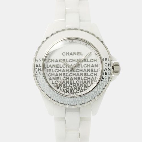 Stainless Steel Ceramic J12 H7419 Quartz Women's Wristwatch 34 mm - Chanel - Modalova