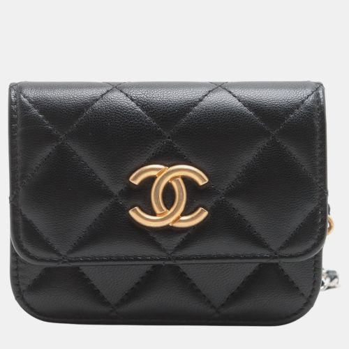 Mini Quilted Goatskin Punk Essentials Chain Flap Belt Bag - Chanel - Modalova