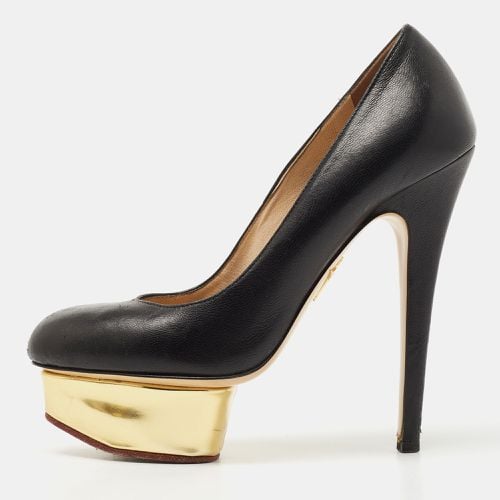 Leather Dolly Platform Pumps Size 36.5 - Charlotte Olympia - Modalova