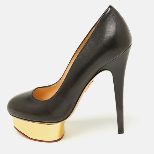 Leather Dolly Platform Pumps Size 37 - Charlotte Olympia - Modalova