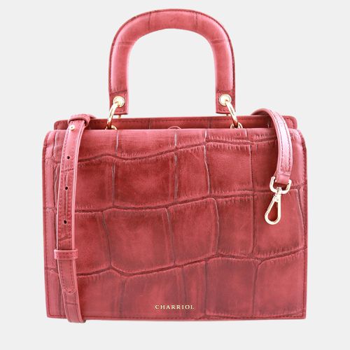 Bordeaux Leather Passion Handbag - Charriol - Modalova