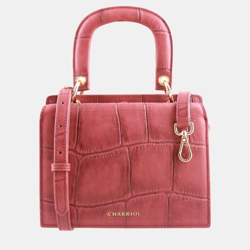 Bordeaux Leather Passion Handbag - Charriol - Modalova