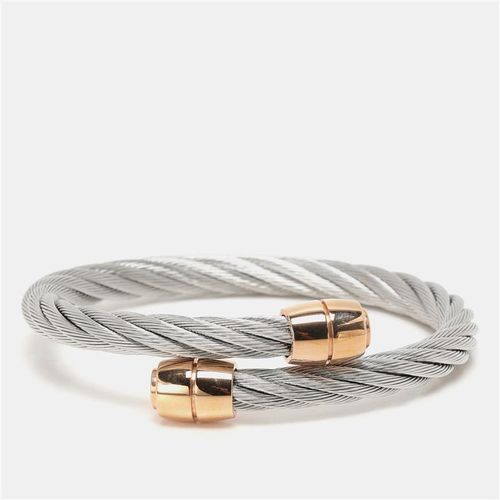 Rose Tone Steel Celtic Olive Cable Bracelet - Charriol - Modalova