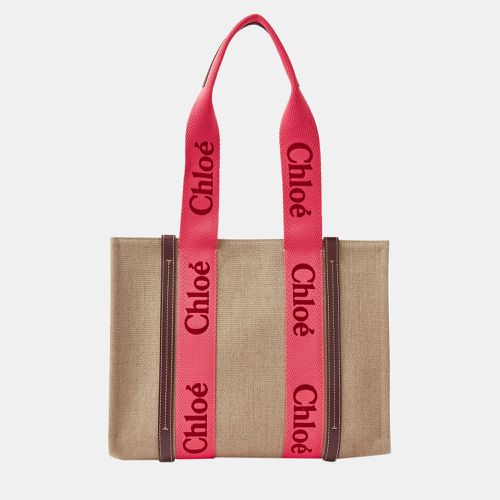 Chloe Pink Canvas Tote - Chloe - Modalova