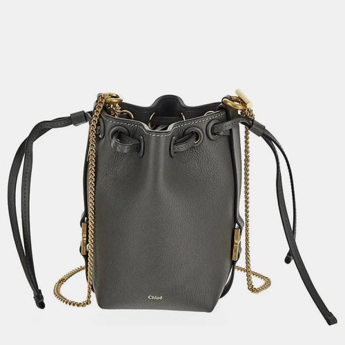 Elephant Leather Marcie Micro Bucket Bag - Chloe - Modalova