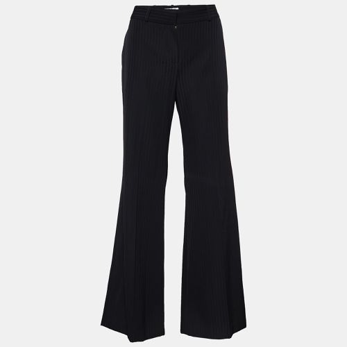 Wool Striped Flared Trousers S - Chloe - Modalova