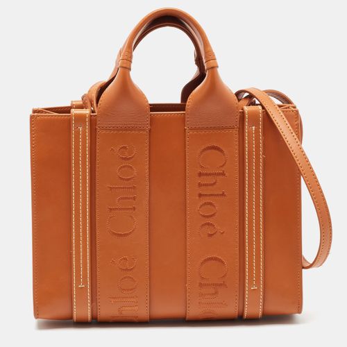 Leather Small Woody Tote - Chloe - Modalova