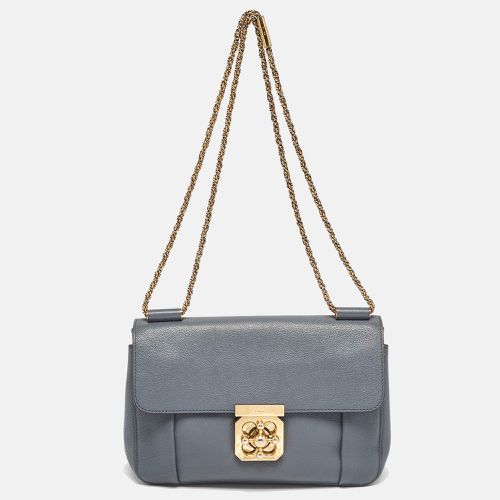 Ash Leather Medium Elsie Shoulder Bag - Chloe - Modalova