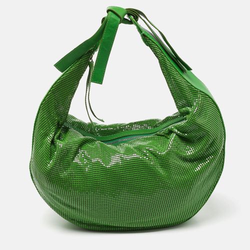 Metal Mesh and Leather Chainmail Hobo - Chloe - Modalova