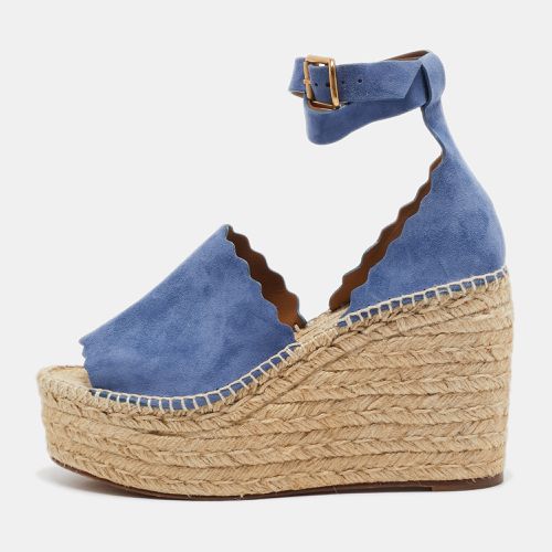 Suede Wedge Espadrille Sandals Size 41 - Chloe - Modalova