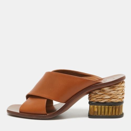 Leather Slide Sandals Size 38 - Chloe - Modalova