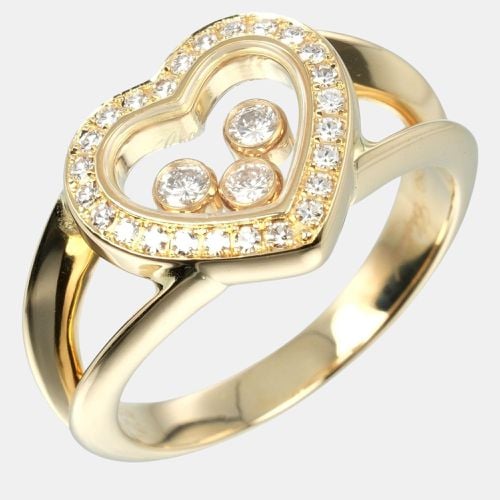 K Gold Happy Diamonds Ring EU 51 - Chopard - Modalova