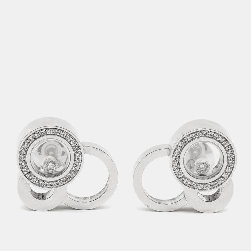 Happy Bubble Diamonds 18k Gold Earrings - Chopard - Modalova