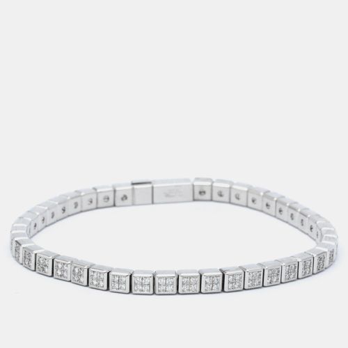 Ice Cube 18K Gold Diamond Bracelet 16.5 - Chopard - Modalova