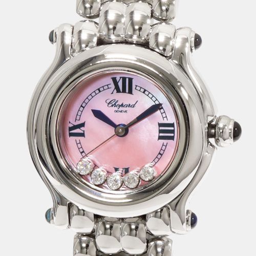 Stainless Steel Diamond Happy Sport 27/8250-23 Quartz Women's Wristwatch 26 mm - Chopard - Modalova