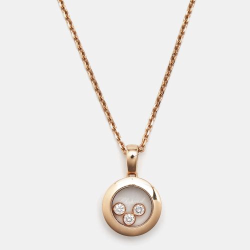 Happy Diamonds Icon Diamonds 18k Rose Necklace - Chopard - Modalova