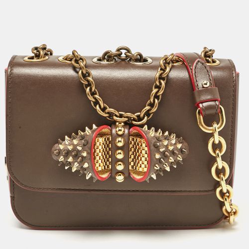 Leather Spikes Sweet Charity Shoulder Bag - Christian Louboutin - Modalova