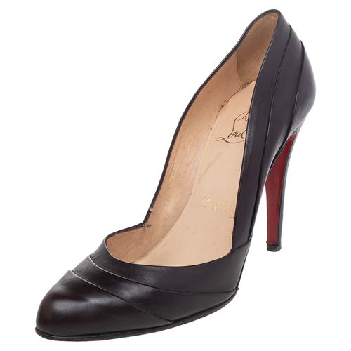 Dark Leather Armadillo Pumps Size 38.5 - Christian Louboutin - Modalova