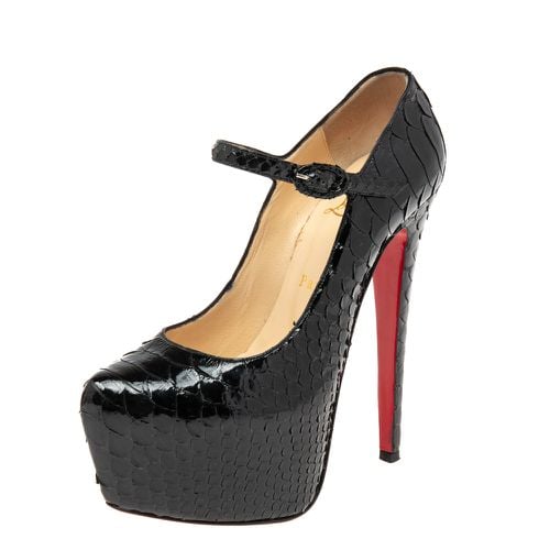 Python Leather Daffodile Pumps Size 36 - Christian Louboutin - Modalova