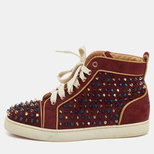 Suede Louis Spikes High Top Sneakers Size 37.5 - Christian Louboutin - Modalova