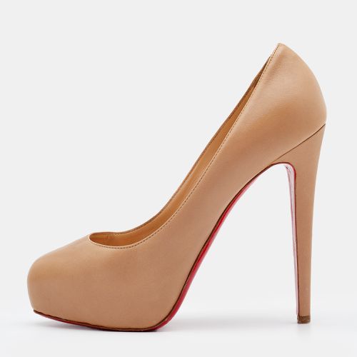 Leather Miss Clichy Platform Pumps Size 37 - Christian Louboutin - Modalova