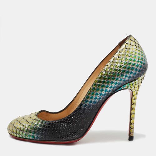 Python Leather Fifi Pumps Size 37 - Christian Louboutin - Modalova