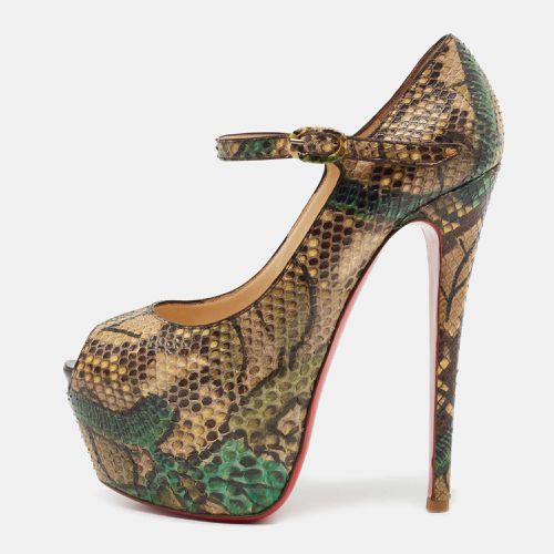 Python Leather Lady Highness Pumps Size 37 - Christian Louboutin - Modalova