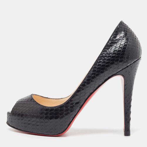 Python Yolanda Peep Toe Pumps Size 36.5 - Christian Louboutin - Modalova