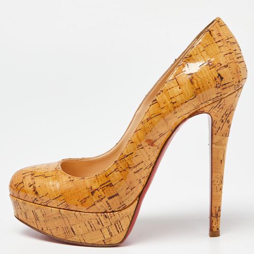 Cork Bianca Platform Pumps Size 37.5 - Christian Louboutin - Modalova