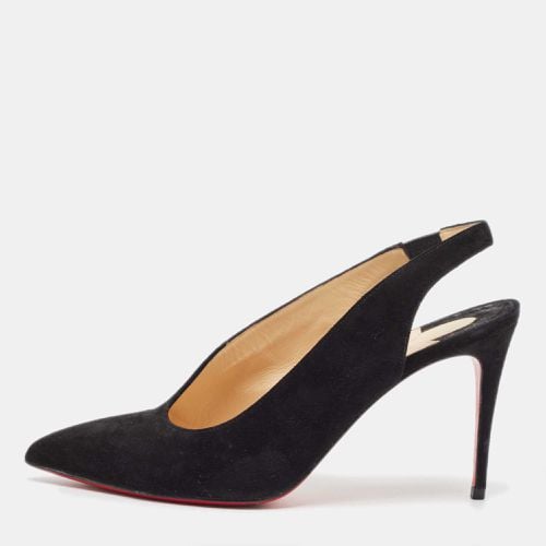 Suede Rivafish Slingback Pumps Size 38 - Christian Louboutin - Modalova