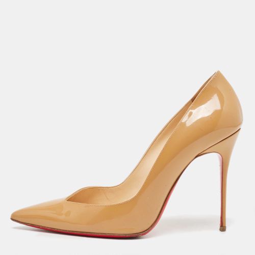 Beige Patent Corneille Pumps Size 39.5 - Christian Louboutin - Modalova