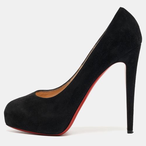 Suede Declic Platform Pumps Size 40 - Christian Louboutin - Modalova