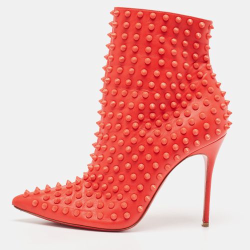 Leather Studded Ankle Boots Size 39 - Christian Louboutin - Modalova