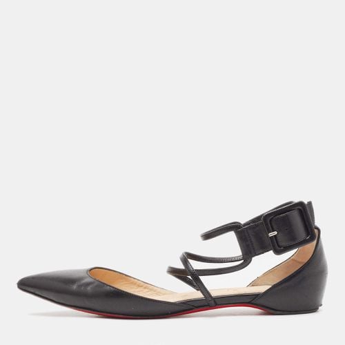 Leather Suzanna Ankle Strap Flats Size 37.5 - Christian Louboutin - Modalova