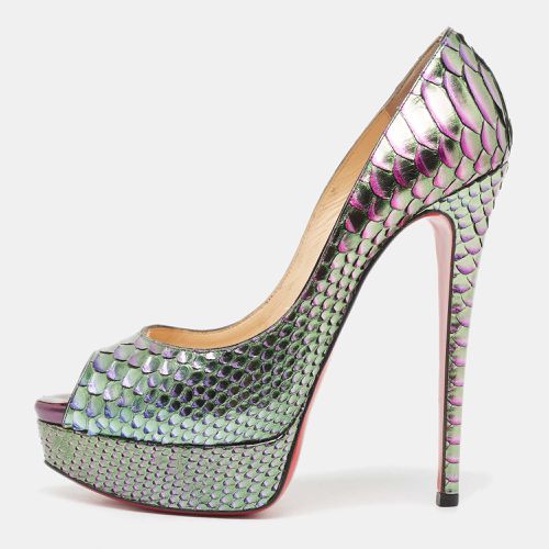 Python Lady Peep Pumps Size 38 - Christian Louboutin - Modalova