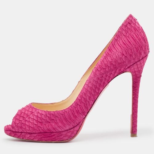 Watersnake Nubuck Yolanda Pumps Size 39 - Christian Louboutin - Modalova