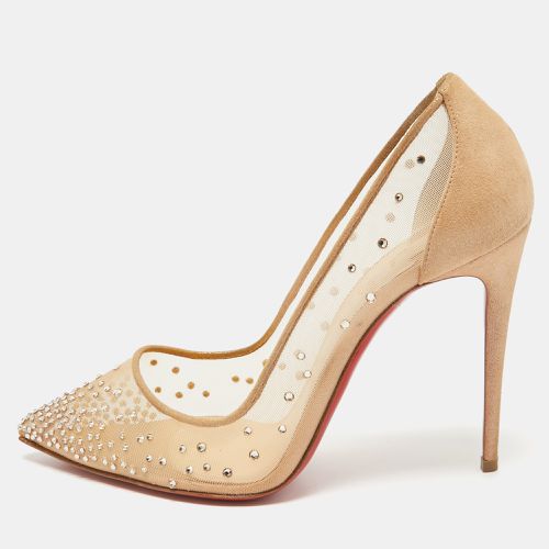 Mesh Follies Strass Pumps Size 37.5 - Christian Louboutin - Modalova