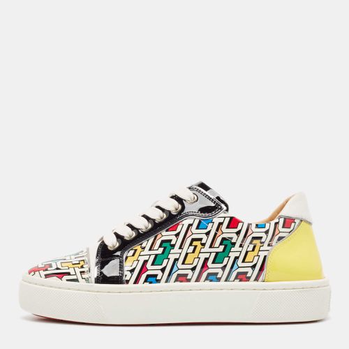 Printed Patent Leather Vieirissima Sneakers Size 37 - Christian Louboutin - Modalova