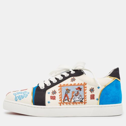 Suede and Canvas Vieira 2 Sneakers Size 38 - Christian Louboutin - Modalova