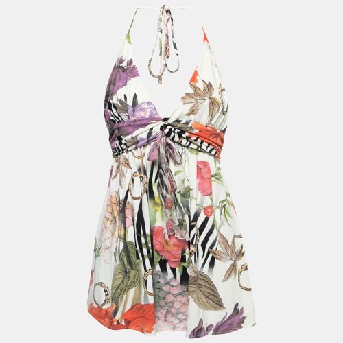 Floral Printed Jersey Top L - Class by Roberto Cavalli - Modalova