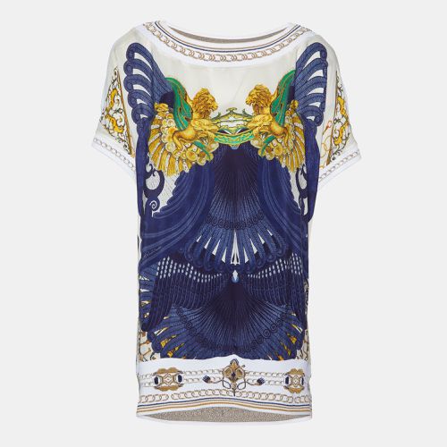 Printed Silk & Knit Tunic XL - Class by Roberto Cavalli - Modalova