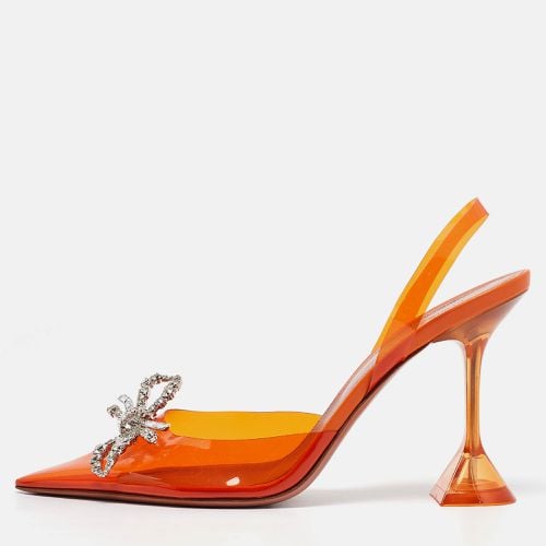 PVC Rosie Slingback Pumps Size 40 - Amina Muaddi - Modalova