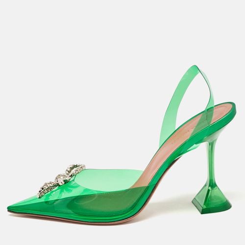 PVC Rosie Slingback Pumps Size 40.5 - Amina Muaddi - Modalova