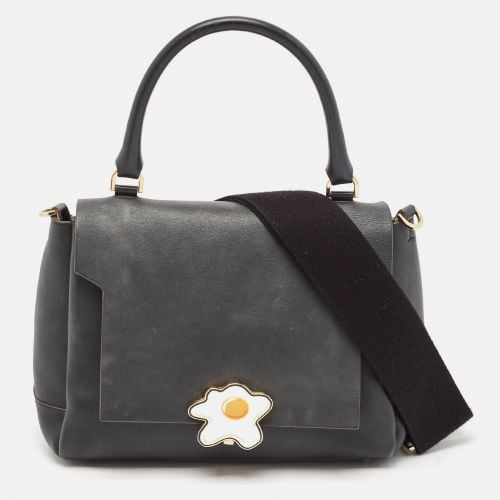 Leather Bathurst Lock Egg Top Handle Bag - Anya Hindmarch - Modalova