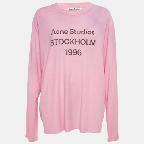 Cotton & Hemp Long Sleeve T-Shirt L - Acne Studios - Modalova