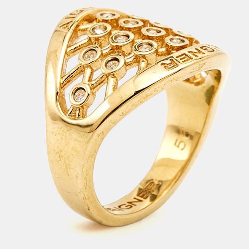 Crystals Tone Ring Size 56 - Aigner - Modalova